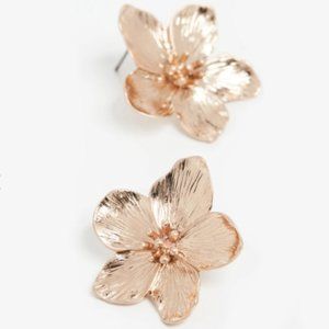 New ~ Anthropologie Shashi Ophelia Flower Earrings